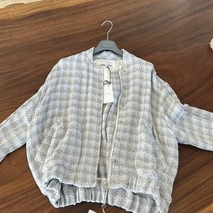 Brand new IRO tweed bomber jacket